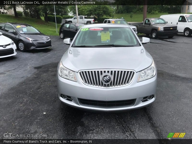 Quicksilver Metallic / Cocoa/Cashmere 2011 Buick LaCrosse CXL