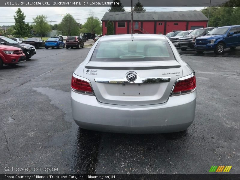 Quicksilver Metallic / Cocoa/Cashmere 2011 Buick LaCrosse CXL