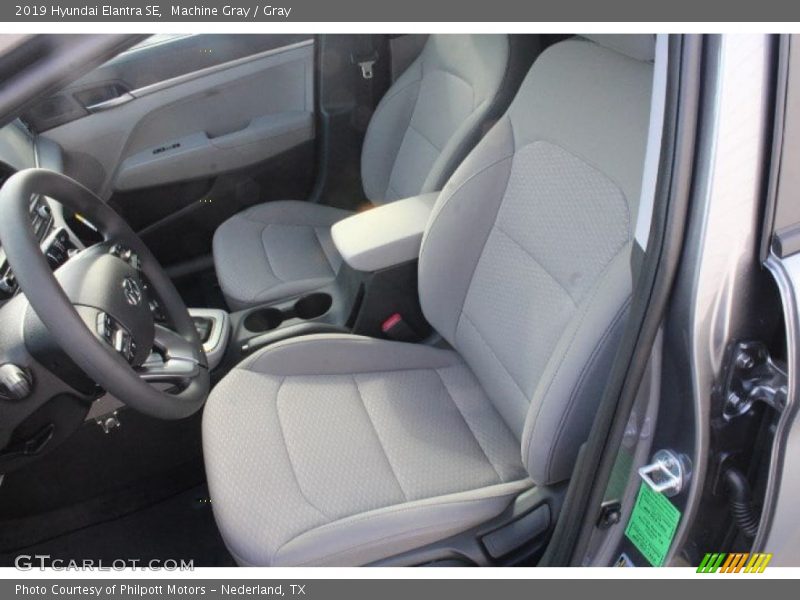 Machine Gray / Gray 2019 Hyundai Elantra SE