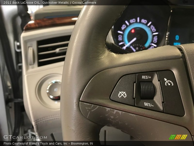 Quicksilver Metallic / Cocoa/Cashmere 2011 Buick LaCrosse CXL