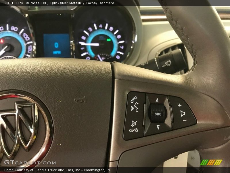 Quicksilver Metallic / Cocoa/Cashmere 2011 Buick LaCrosse CXL