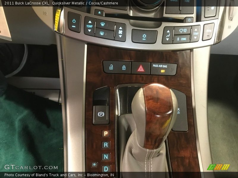 Quicksilver Metallic / Cocoa/Cashmere 2011 Buick LaCrosse CXL