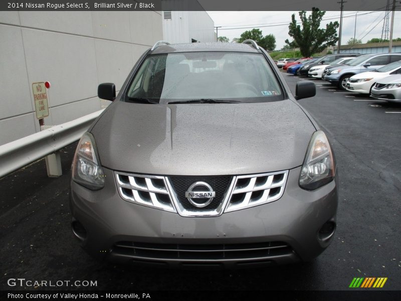 Brilliant Silver / Black 2014 Nissan Rogue Select S