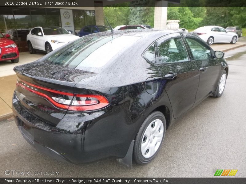 Pitch Black / Black 2016 Dodge Dart SE