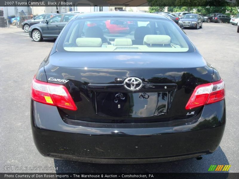 Black / Bisque 2007 Toyota Camry LE