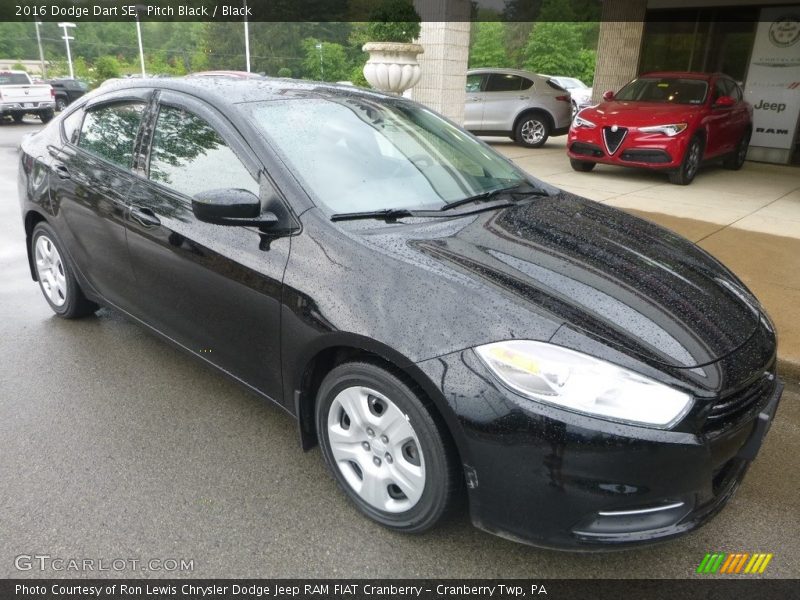 Pitch Black / Black 2016 Dodge Dart SE