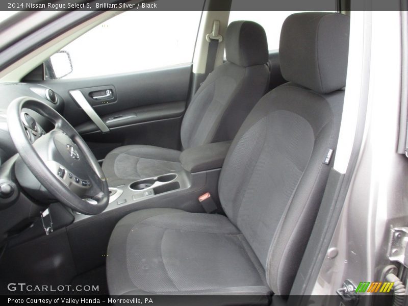 Brilliant Silver / Black 2014 Nissan Rogue Select S