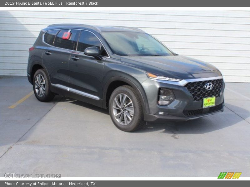 Rainforest / Black 2019 Hyundai Santa Fe SEL Plus