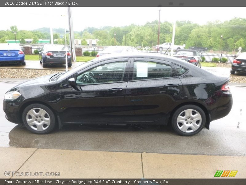 Pitch Black / Black 2016 Dodge Dart SE