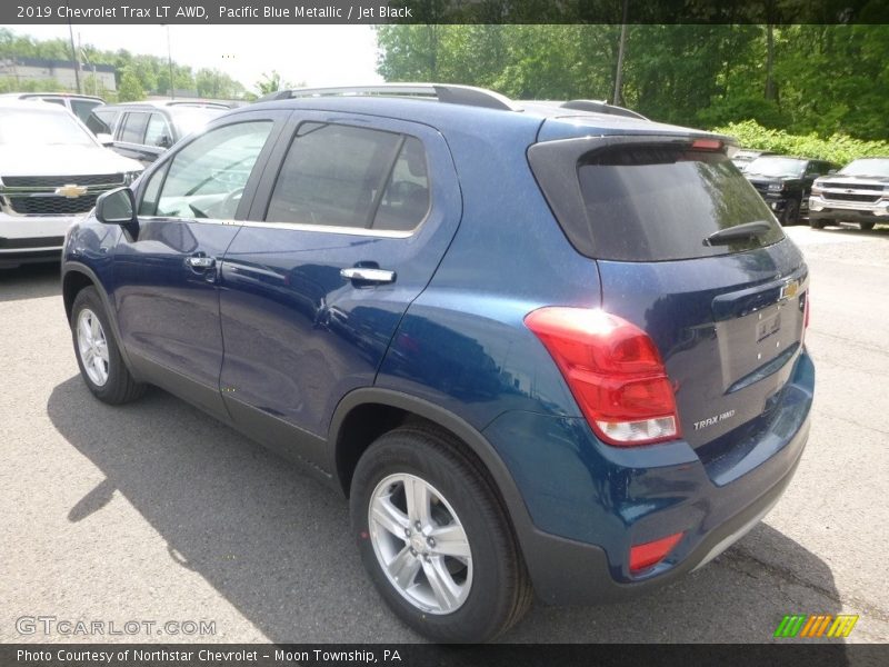 Pacific Blue Metallic / Jet Black 2019 Chevrolet Trax LT AWD