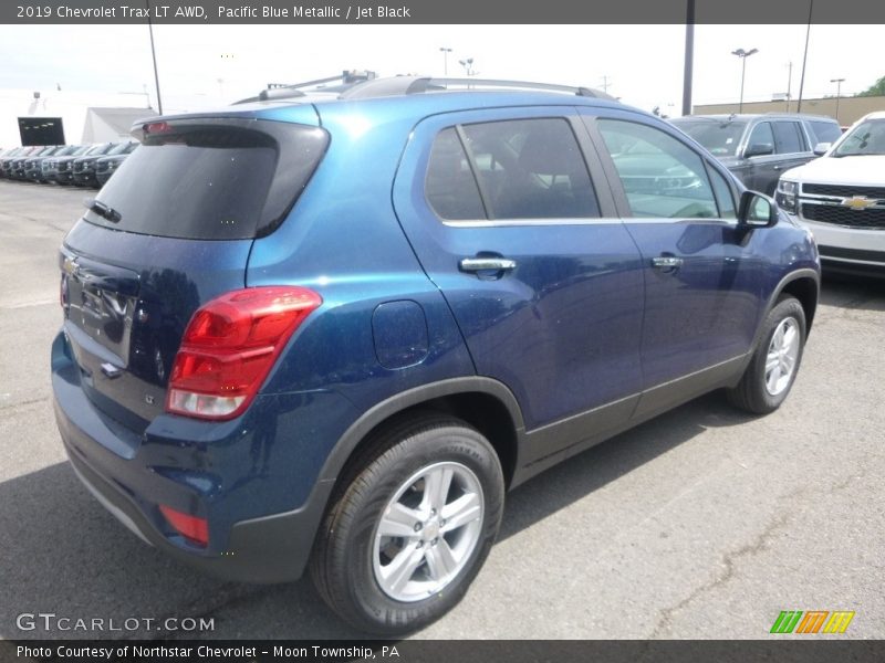 Pacific Blue Metallic / Jet Black 2019 Chevrolet Trax LT AWD