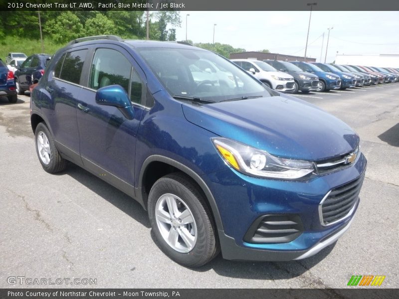 Pacific Blue Metallic / Jet Black 2019 Chevrolet Trax LT AWD