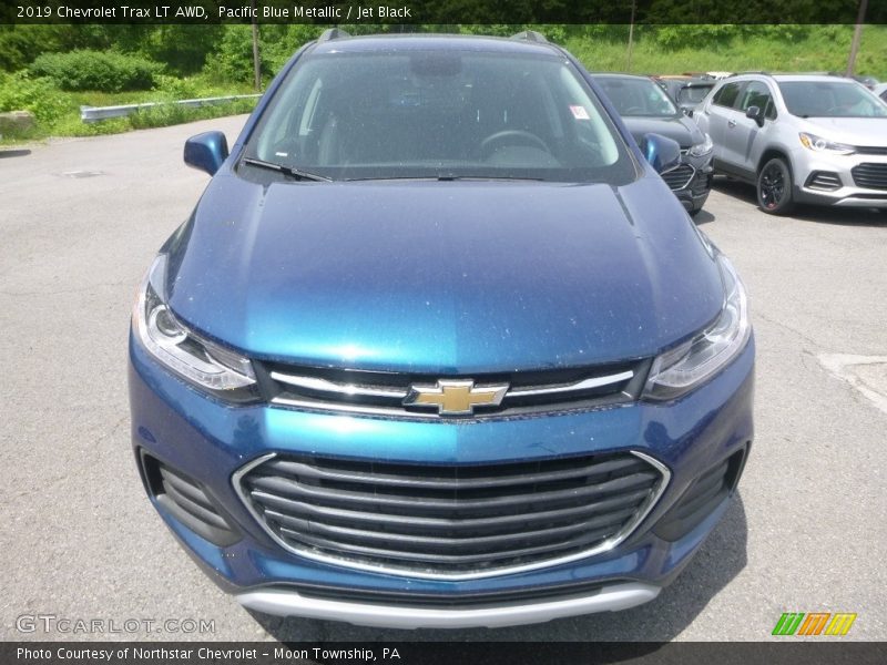 Pacific Blue Metallic / Jet Black 2019 Chevrolet Trax LT AWD