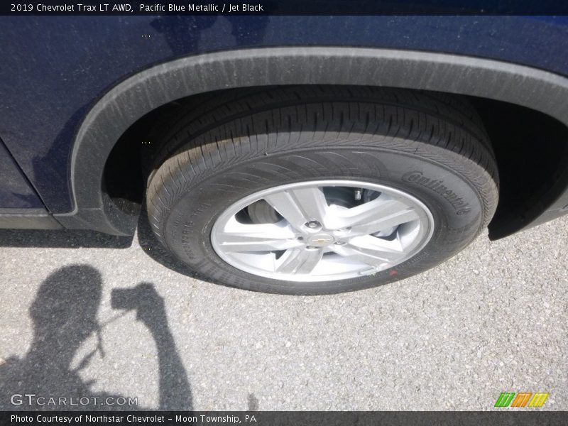 Pacific Blue Metallic / Jet Black 2019 Chevrolet Trax LT AWD