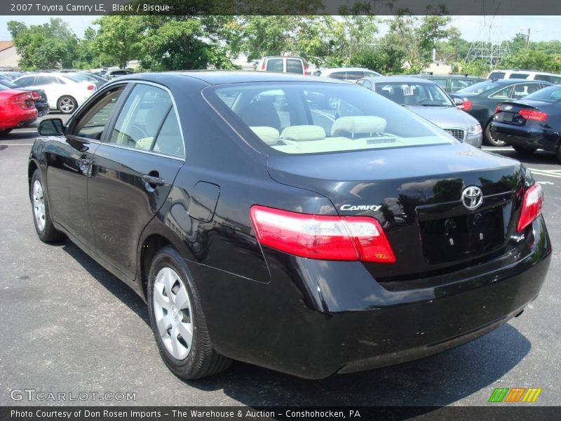 Black / Bisque 2007 Toyota Camry LE