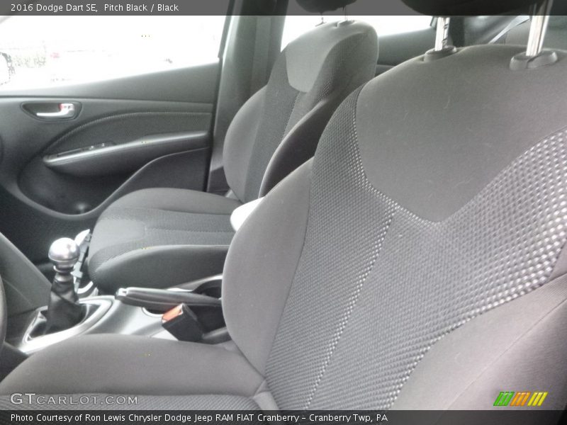 Pitch Black / Black 2016 Dodge Dart SE
