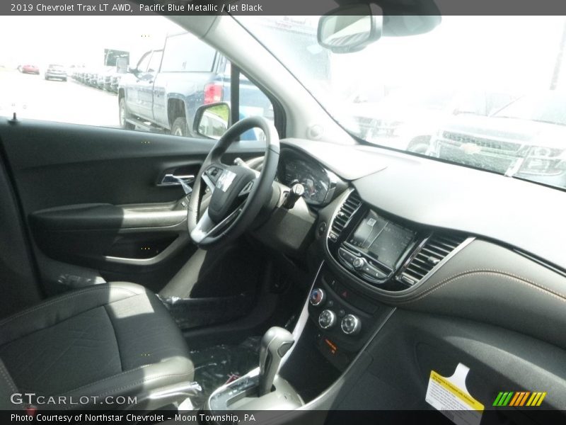 Pacific Blue Metallic / Jet Black 2019 Chevrolet Trax LT AWD
