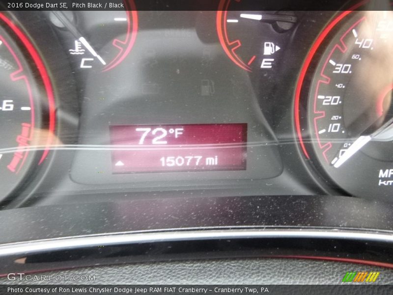 Pitch Black / Black 2016 Dodge Dart SE