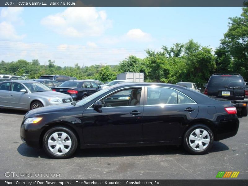 Black / Bisque 2007 Toyota Camry LE