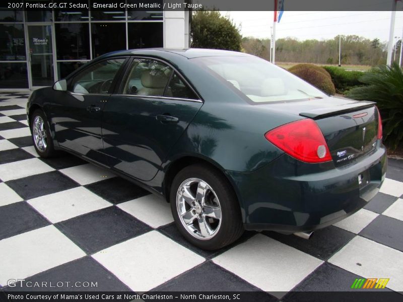 Emerald Green Metallic / Light Taupe 2007 Pontiac G6 GT Sedan