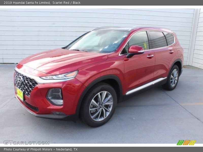 Scarlet Red / Black 2019 Hyundai Santa Fe Limited