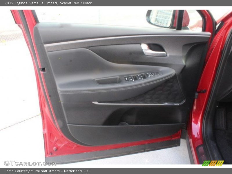 Scarlet Red / Black 2019 Hyundai Santa Fe Limited