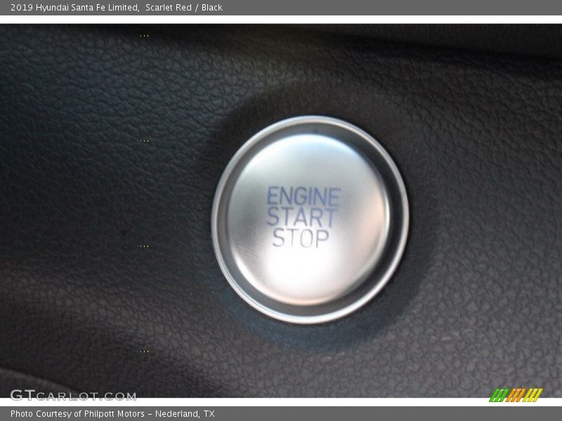 Scarlet Red / Black 2019 Hyundai Santa Fe Limited