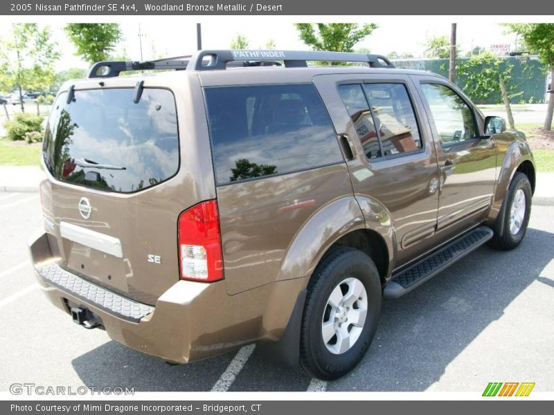 Woodland Bronze Metallic / Desert 2005 Nissan Pathfinder SE 4x4