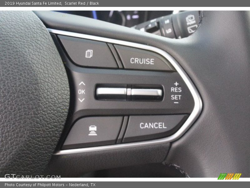 Scarlet Red / Black 2019 Hyundai Santa Fe Limited