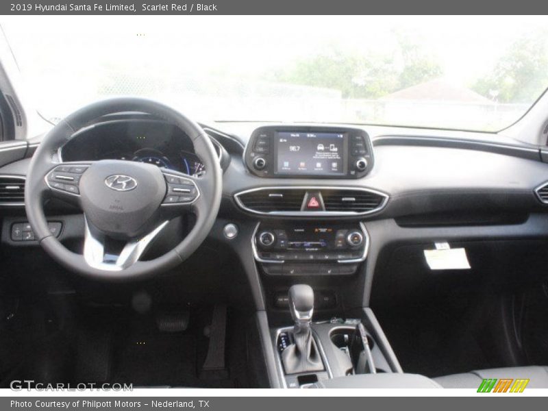 Scarlet Red / Black 2019 Hyundai Santa Fe Limited