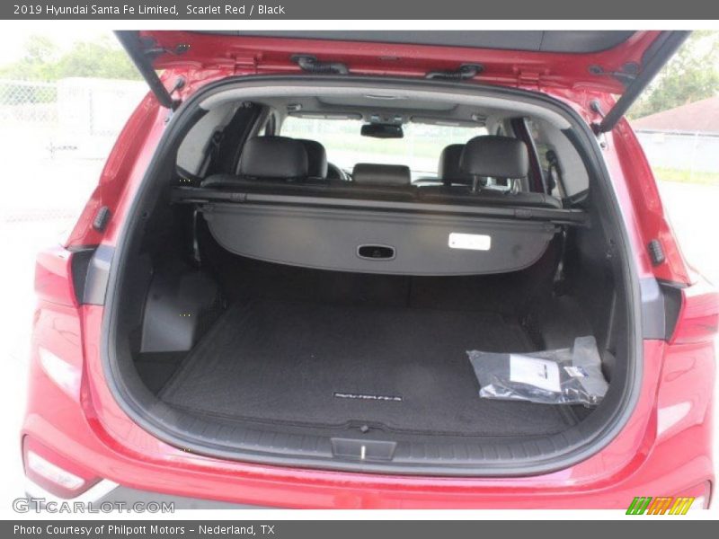 Scarlet Red / Black 2019 Hyundai Santa Fe Limited