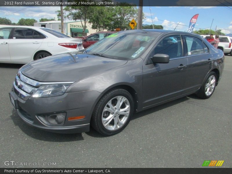 Sterling Grey Metallic / Medium Light Stone 2012 Ford Fusion SE