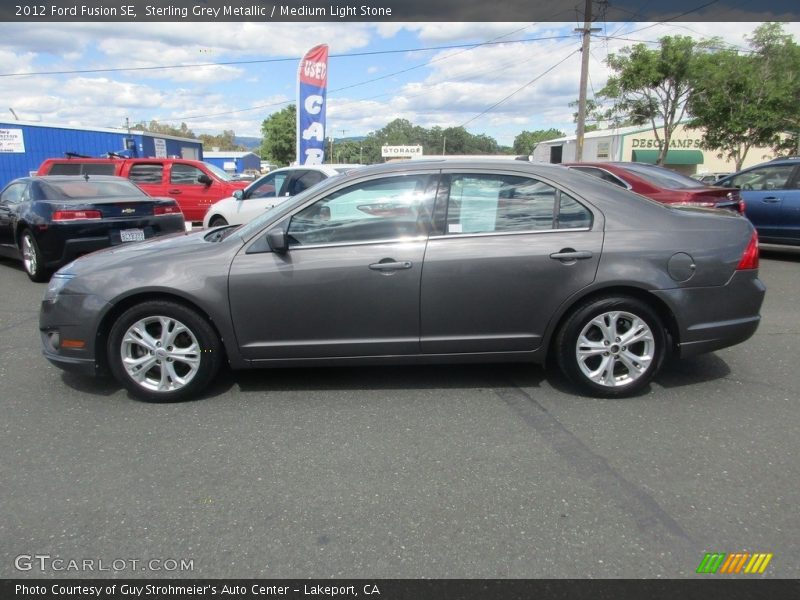 Sterling Grey Metallic / Medium Light Stone 2012 Ford Fusion SE