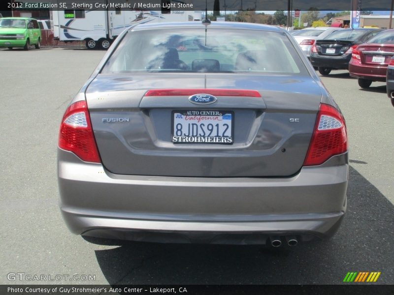 Sterling Grey Metallic / Medium Light Stone 2012 Ford Fusion SE