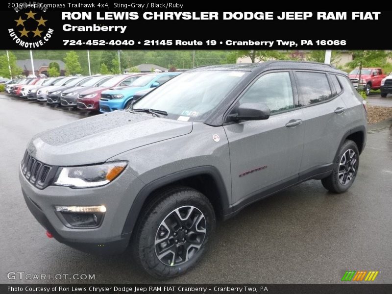 Sting-Gray / Black/Ruby 2019 Jeep Compass Trailhawk 4x4