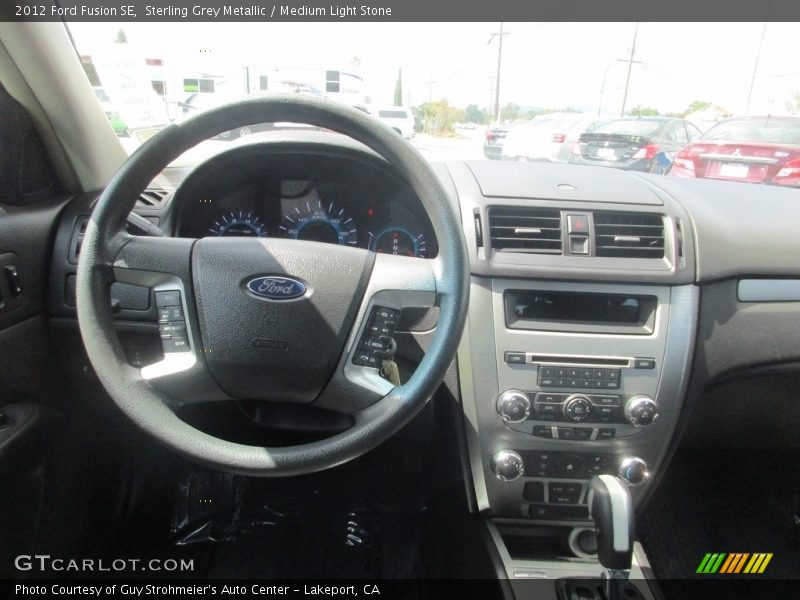 Sterling Grey Metallic / Medium Light Stone 2012 Ford Fusion SE