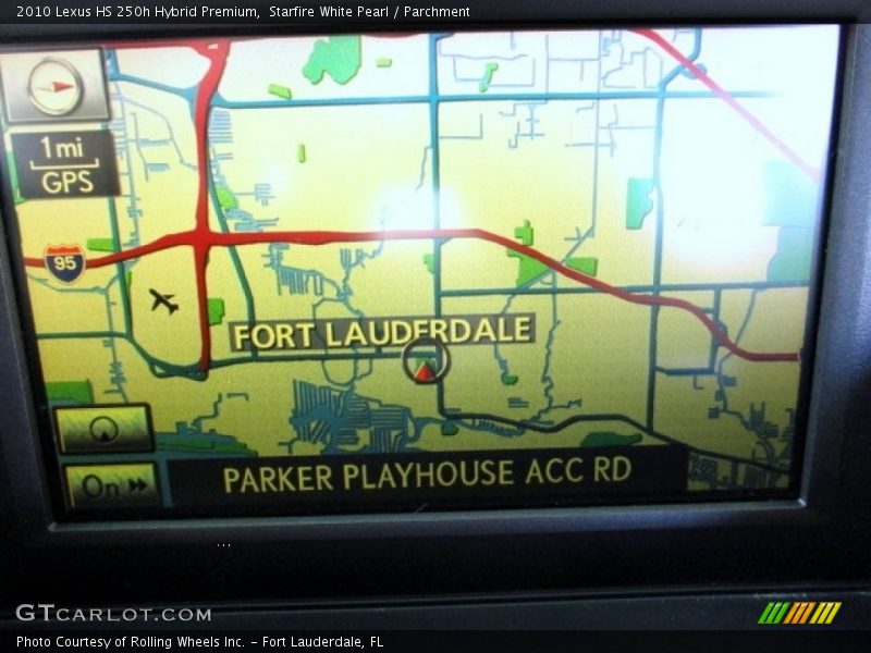 Starfire White Pearl / Parchment 2010 Lexus HS 250h Hybrid Premium
