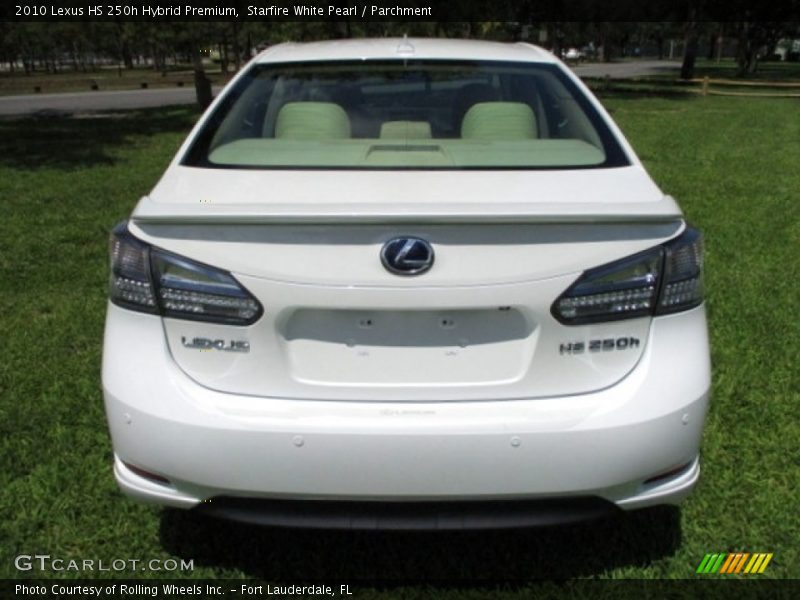 Starfire White Pearl / Parchment 2010 Lexus HS 250h Hybrid Premium