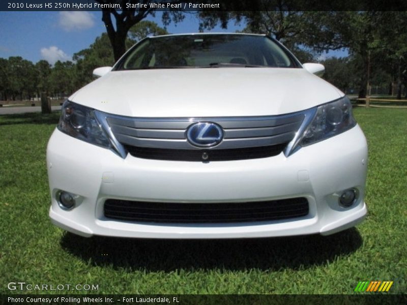 Starfire White Pearl / Parchment 2010 Lexus HS 250h Hybrid Premium