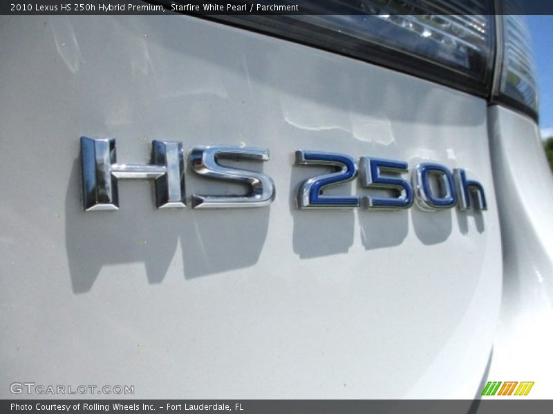 Starfire White Pearl / Parchment 2010 Lexus HS 250h Hybrid Premium