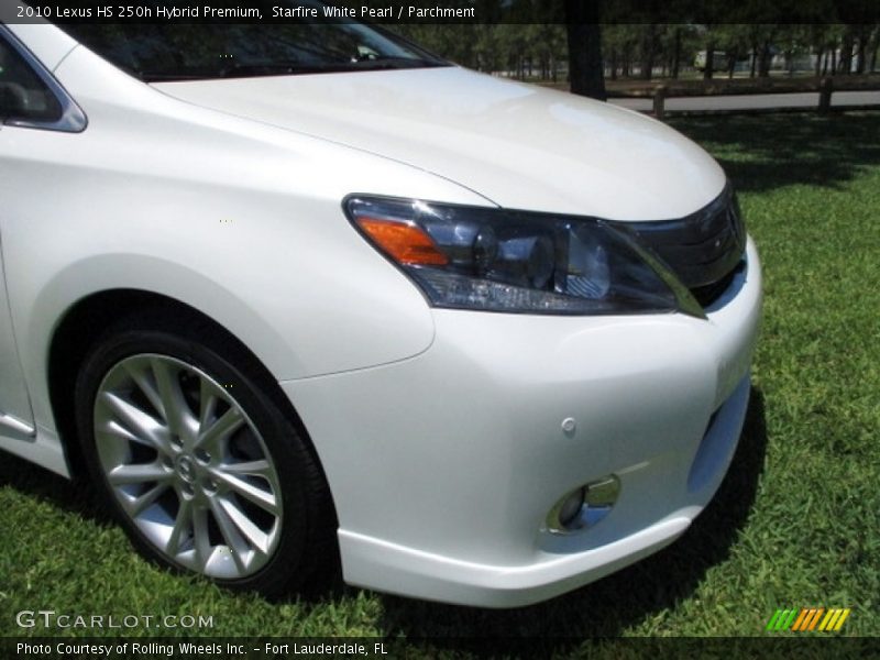 Starfire White Pearl / Parchment 2010 Lexus HS 250h Hybrid Premium