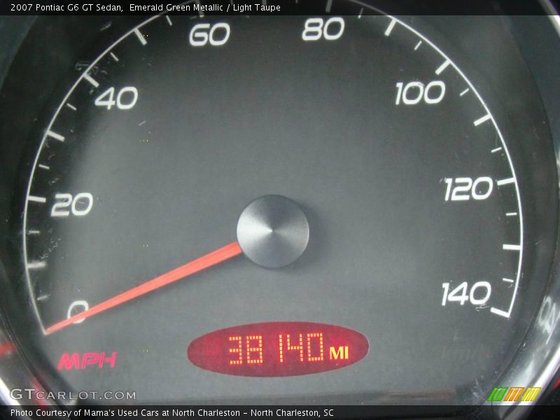 Emerald Green Metallic / Light Taupe 2007 Pontiac G6 GT Sedan