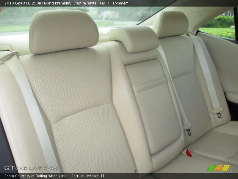 Starfire White Pearl / Parchment 2010 Lexus HS 250h Hybrid Premium