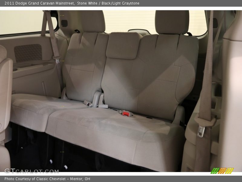 Stone White / Black/Light Graystone 2011 Dodge Grand Caravan Mainstreet