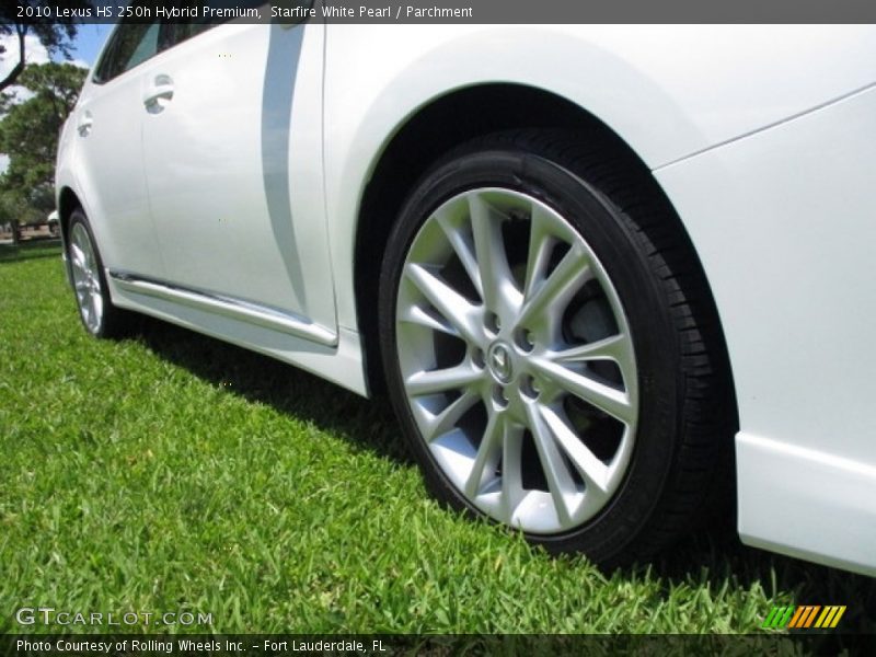 Starfire White Pearl / Parchment 2010 Lexus HS 250h Hybrid Premium