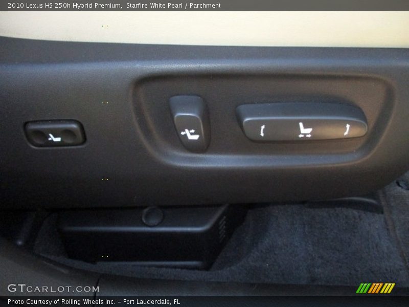 Starfire White Pearl / Parchment 2010 Lexus HS 250h Hybrid Premium