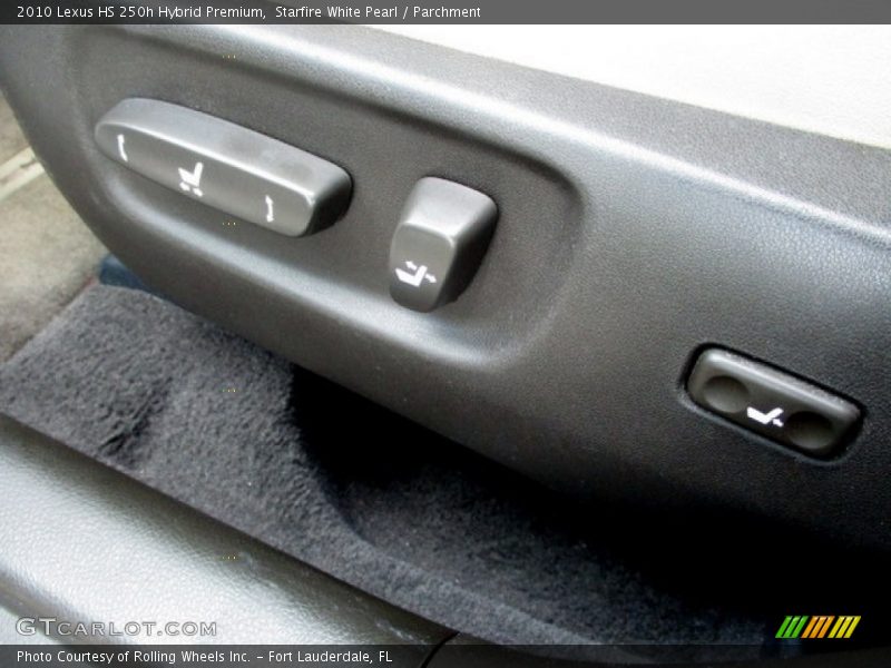 Starfire White Pearl / Parchment 2010 Lexus HS 250h Hybrid Premium
