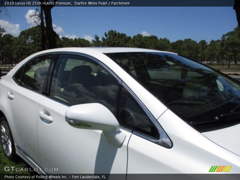 Starfire White Pearl / Parchment 2010 Lexus HS 250h Hybrid Premium