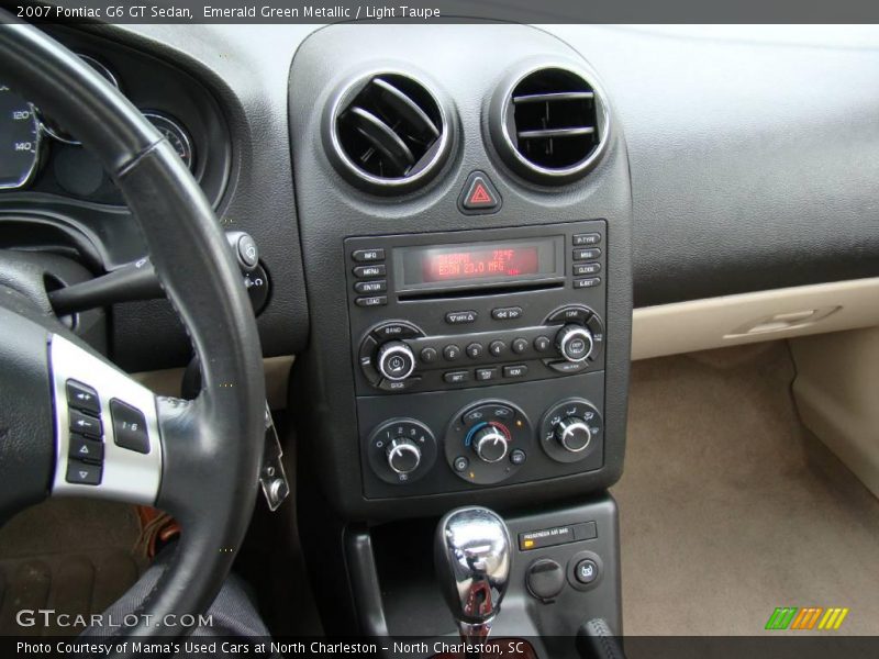 Emerald Green Metallic / Light Taupe 2007 Pontiac G6 GT Sedan