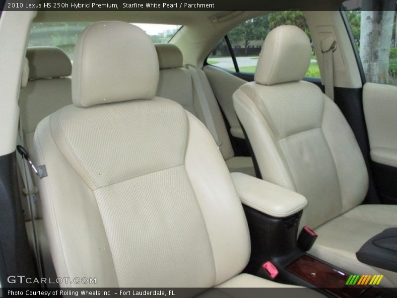 Starfire White Pearl / Parchment 2010 Lexus HS 250h Hybrid Premium